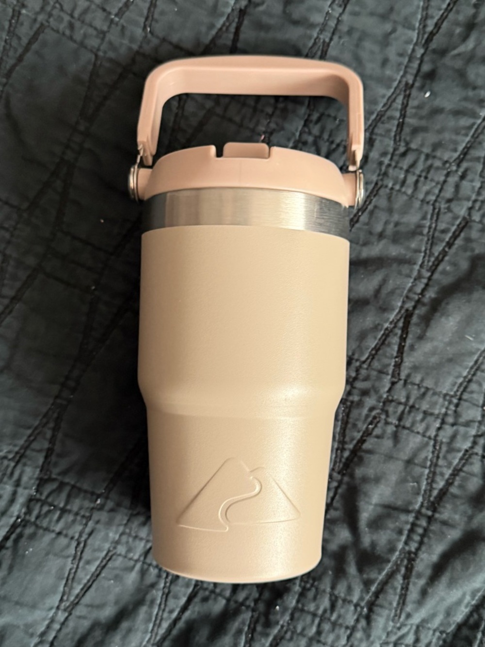 Ozark Trail Insulated Tumbler - Beige with Black Base 18oz